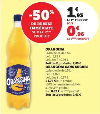 Maximarché Orangina offre