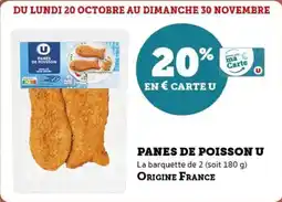 Super U Panes de poisson u offre