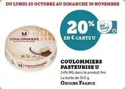 Super U Coulommiers pasteurise u offre