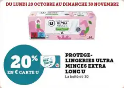Super U Protege lingeries ultra minces extra long u offre