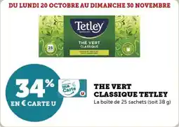 Super U The vert classique tetley offre