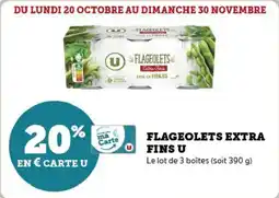 Super U Flageolets extra fins u offre