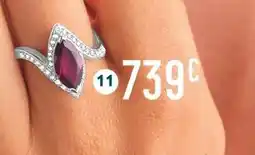 E.Leclerc bague rhodolite et diamants offre