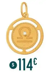 E.Leclerc pendentif zodiaque balance offre