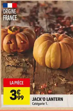 Supeco Jack'o Lantern offre