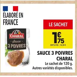 Supeco Charal Sauce 3 Poivres offre