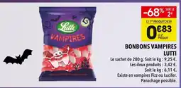 Supeco Lutti Bonbons Vampires offre