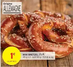 Intermarché Mini bretzel offre