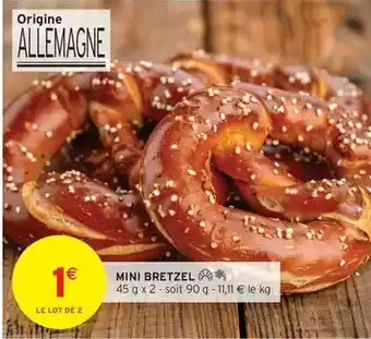 Intermarché Mini bretzel offre