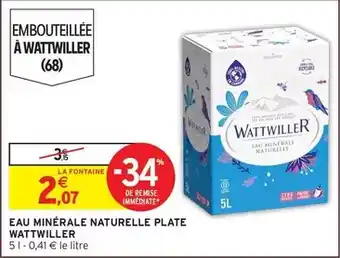 Intermarché Wattwiller - eau minerale naturelle plate offre