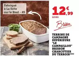 Bi1 Terrine de campagne supérieure offre