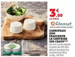 Bi1 Fini - cabrifrais duo fraicheur offre