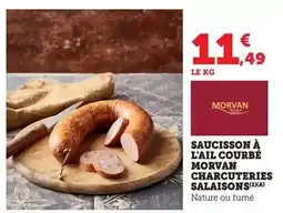 Bi1 Saucisson à l'ail courbe charcuteries salaisons offre