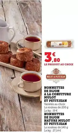 Bi1 Petitjean - nonnettes de dijon a la confiture offre