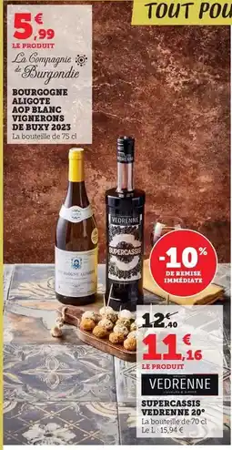 Bi1 Vedrenne - bourgogne aligote a l'ancienne offre