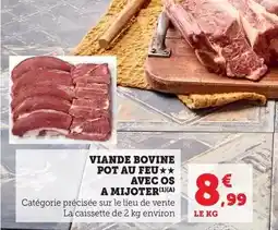 Bi1 Viande bovine pot au feu avec os a mijoter offre