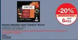 Monoprix Labeyrie - saumon atlantique fumé labcyrie ecosse offre