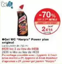 Monoprix Harpic - gel wc offre