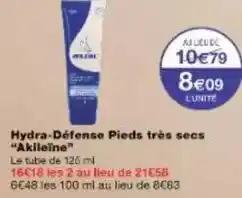 Monoprix Hydra-défense pieds très secs offre
