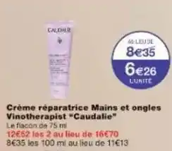Monoprix Crème réparatrice mains et ongles offre