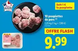 Lidl L'etal du boucher - 10 paupiettes de porc offre