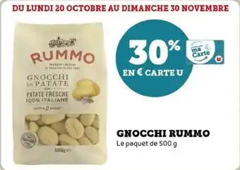 Super U Gnocchi rummo offre