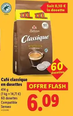 Lidl Bellarom - café classique en dosettes offre