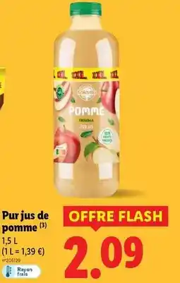 Lidl Solevita - pur jus de pomme offre