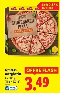 Lidl Trattoria alfredo - 4 pizzas margherita offre