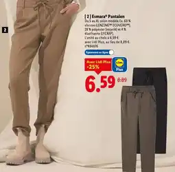 Lidl Esmara - pantalon offre
