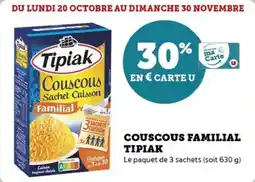 Super U Couscous familial tipiak offre
