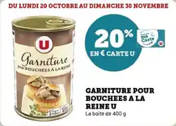 Super U Garniture pour bouchees a la reine u offre