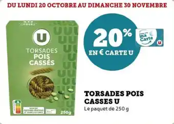 Super U Torsades pois casses u offre