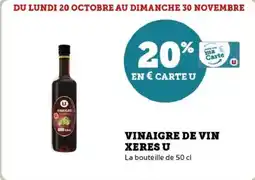 Super U Vinaigre de vin xeres u offre