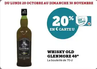 Whisky old glenmore 40°
