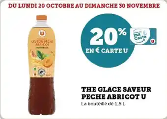 Super U The glace saveur peche abricot u offre