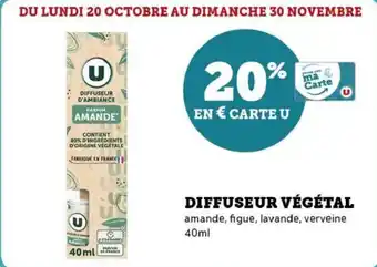 Super U Diffuseur végétal offre