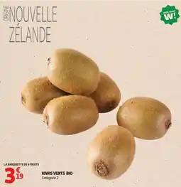 Auchan Supermarché Kiwis verts bio offre