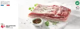 Auchan Supermarché Porc poitrine entière avec os offre