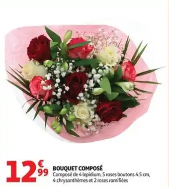 Auchan Supermarché Bouquet composé offre