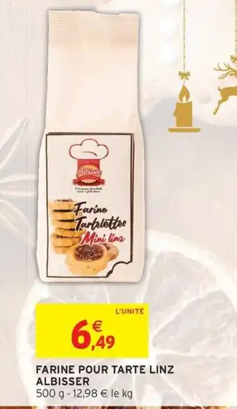 Intermarché ALBISSER Farine pour tarte linz offre