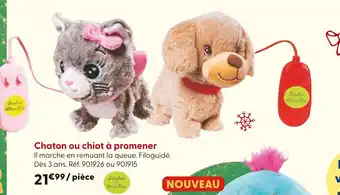 La Grande Récré Chaton à promener offre