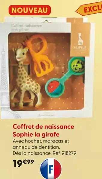La Grande Récré SOPHIE LA GRIFFE Coffret de naissance offre