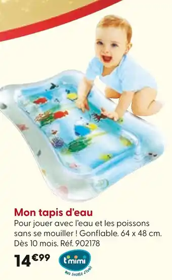 La Grande Récré TMIMI Mon tapis d'eau offre