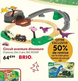 La Grande Récré BRIO Circuit aventure dinosaure offre