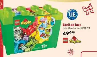 La Grande Récré LEGO Baril de luxe offre