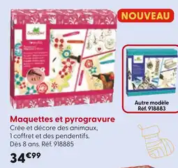 La Grande Récré SENTOSPHERE Maquettes et pyrogravure offre