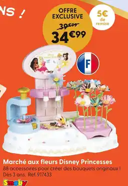 La Grande Récré SMOBY Marché aux fleurs Disney Princesses offre