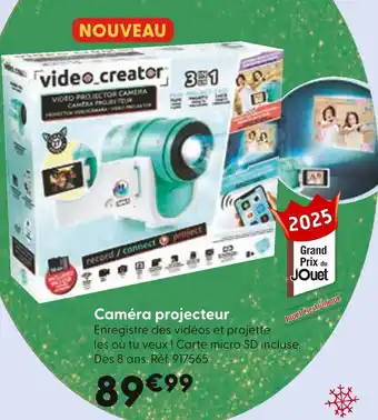 La Grande Récré Video Creator Caméra projecteur offre