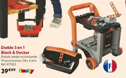 La Grande Récré Black & Decker / Smoby Diable 3 en 1 offre